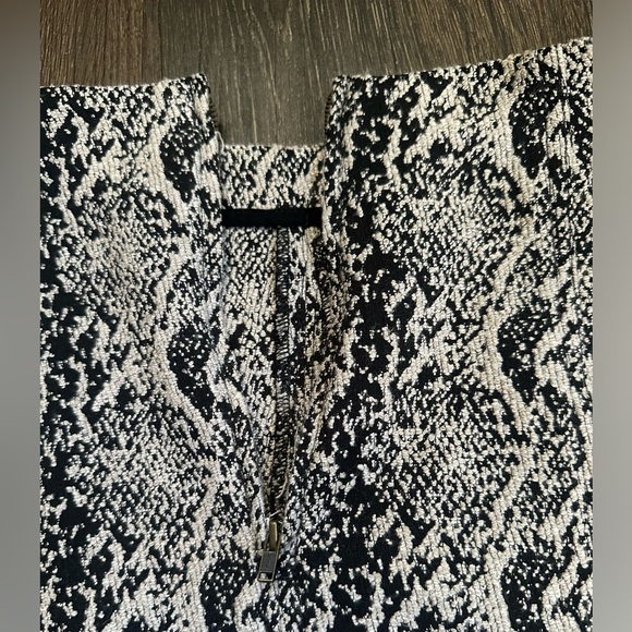 Free People Snakeskin Print Mini Skirt -2 - Picture 4 of 15
